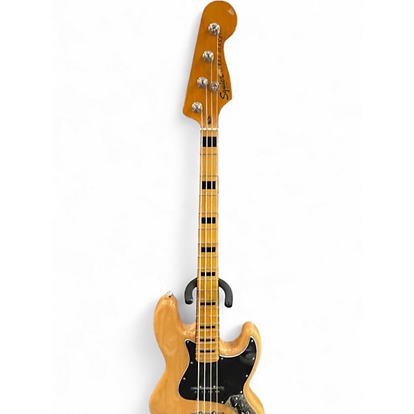 Used Squier Classic Vibe 1960S Jazz Bass Natural Electric Bass Guitar