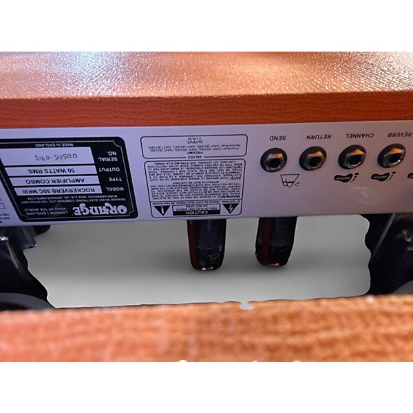 Used Orange Amplifiers Rockerverb 50 MKIII 2x12 Tube Guitar Combo Amp