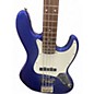 Used Squier Affinity Jazz Bass Blue Electric Bass Guitar