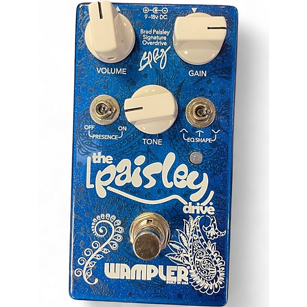Used Wampler Brad Paisley Signature Overdrive Effect Pedal