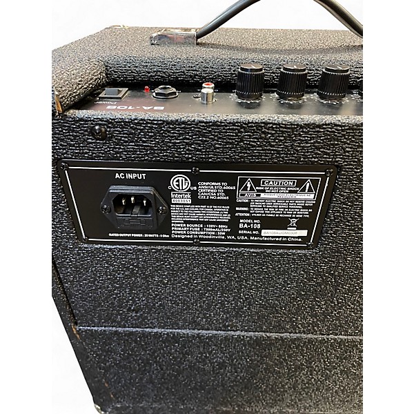 Used Ampeg BA108 25W 1X8 Bass Combo Amp