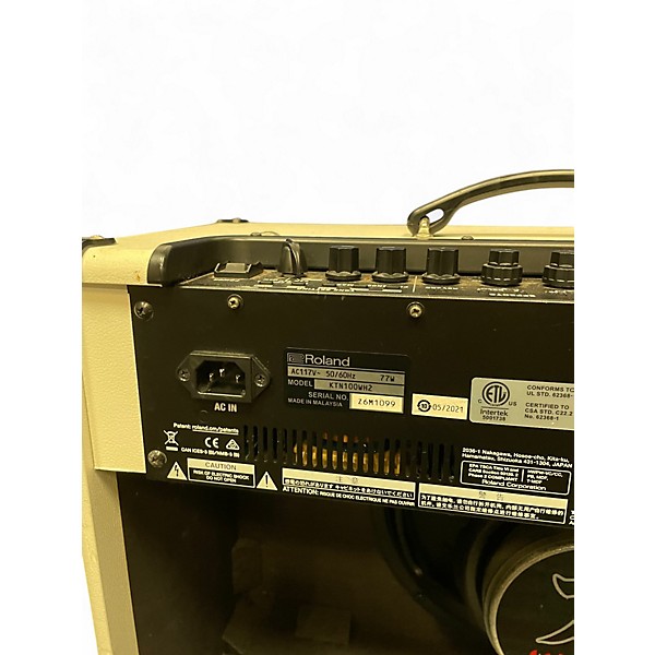 Used BOSS Katana KTN100 100W 1X12 WHITE Guitar Combo Amp