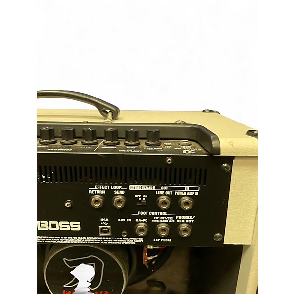 Used BOSS Katana KTN100 100W 1X12 WHITE Guitar Combo Amp