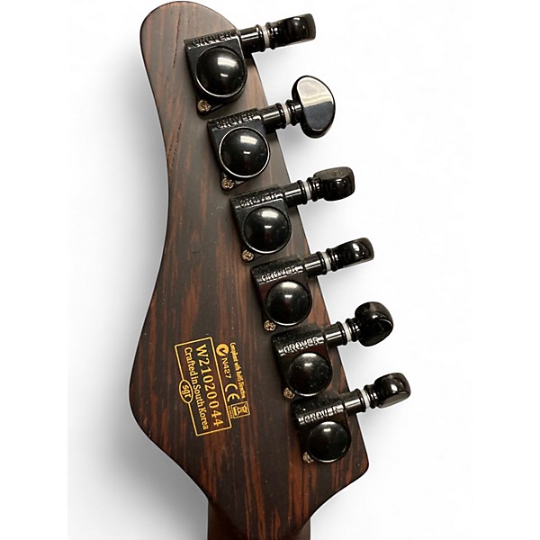 Used Schecter Guitar Research Sun Valley Super Shredder FR Black Limba Walnut Solid Body Electric Guitar