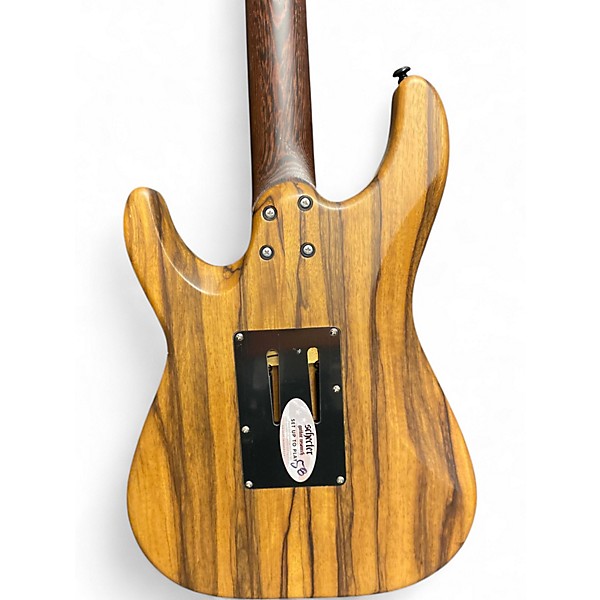 Used Schecter Guitar Research Sun Valley Super Shredder FR Black Limba Walnut Solid Body Electric Guitar