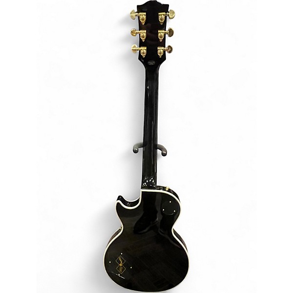 Used Epiphone Inspired by Gibson Custom Les Paul Custom Ebony Solid Body Electric Guitar
