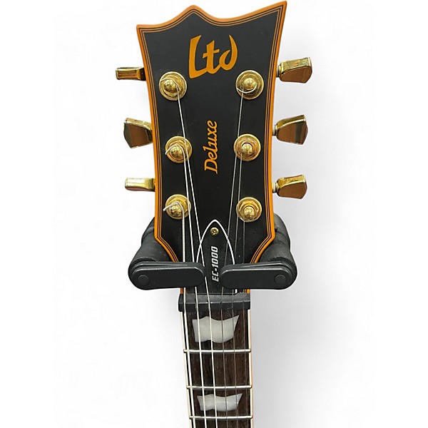 Used ESP LTD EC1000 Deluxe FLAT BLACK Solid Body Electric Guitar