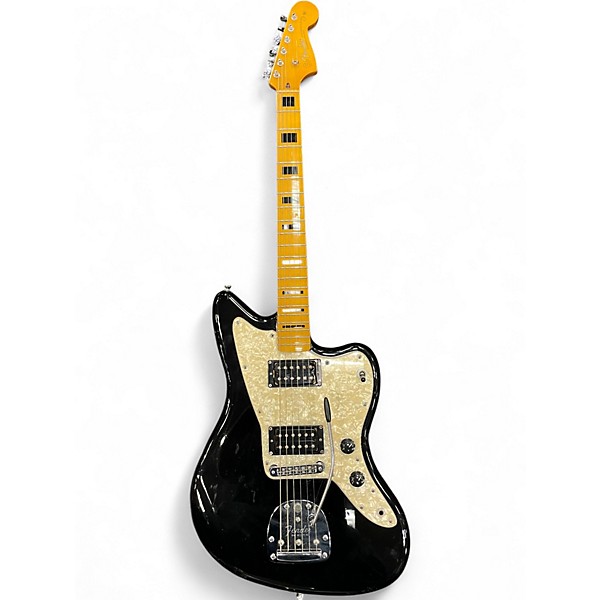 Used 2014 Fender Modern Player Jazzmaster HH Black Solid Body Electric Guitar