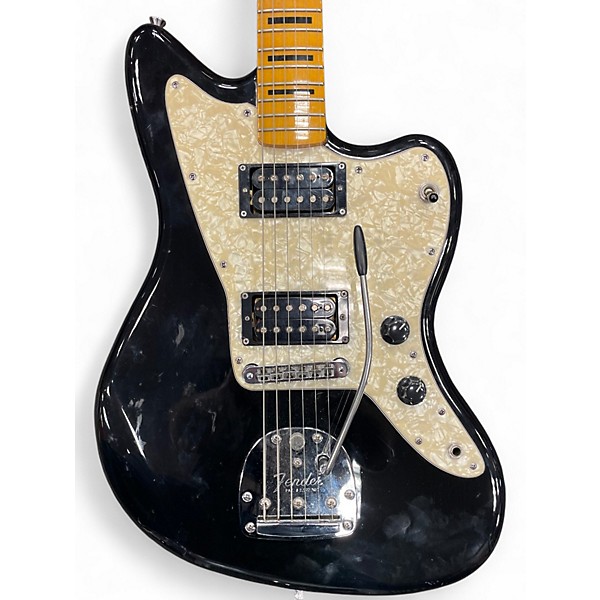 Used 2014 Fender Modern Player Jazzmaster HH Black Solid Body Electric Guitar