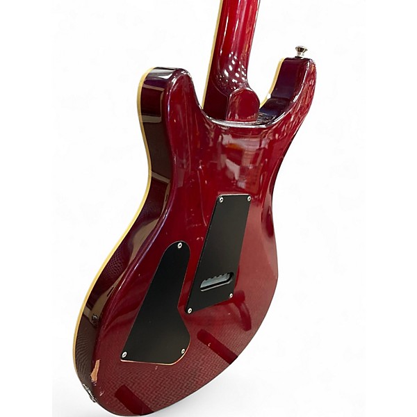 Used PRS SE Custom 24 Trans Red Solid Body Electric Guitar