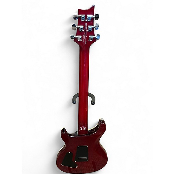 Used PRS SE Custom 24 Trans Red Solid Body Electric Guitar