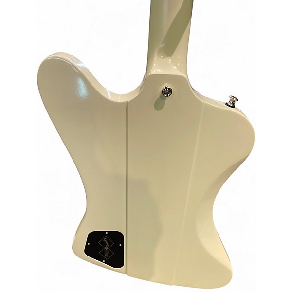 Used Epiphone 1963 Firebird V Reissue with Maestro Vibrola Polaris White Solid Body Electric Guitar