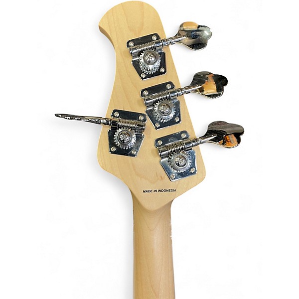 Used Sterling by Music Man RAY 4 HH Olive Green Electric Bass Guitar