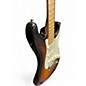 Used Fender American Deluxe Stratocaster 3 Tone Sunburst Solid Body Electric Guitar