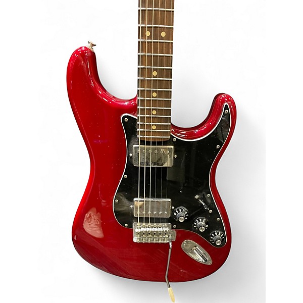 Used Fender Standard Stratocaster HH Wine Red Solid Body Electric Guitar