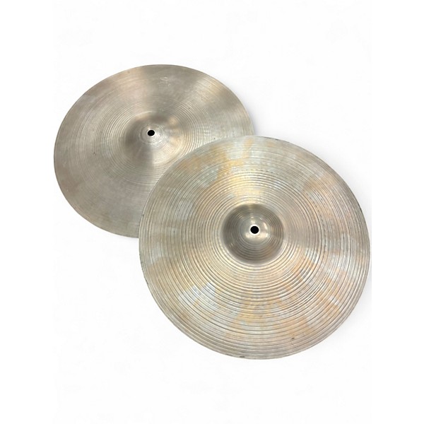 Used Zildjian 15in Vintage A Series Hi Hat Pair Cymbal