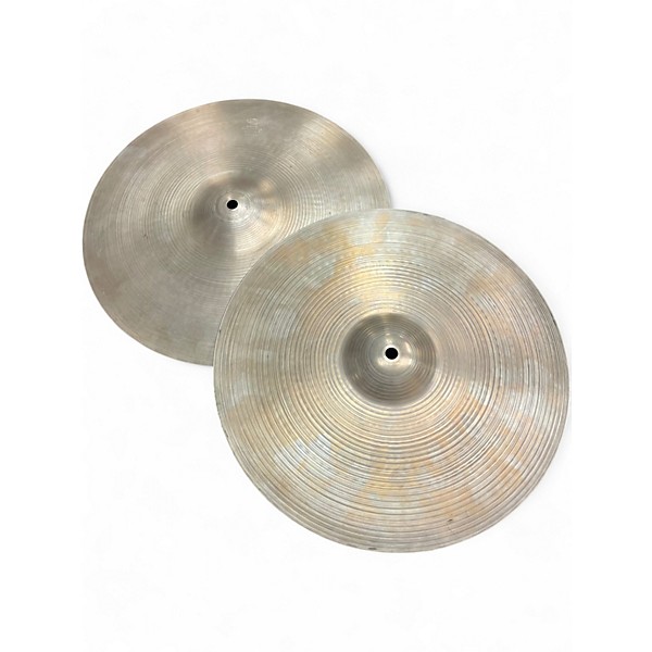 Used Zildjian 15in Vintage A Series Hi Hat Pair Cymbal