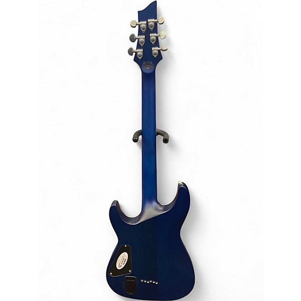 Used Schecter Guitar Research C1 Platinum Trans Blue Solid Body Electric Guitar