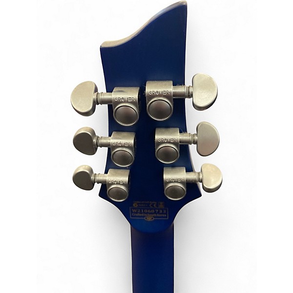 Used Schecter Guitar Research C1 Platinum Trans Blue Solid Body Electric Guitar