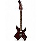 Used B.C. Rich Warlock MK 7 Trans Red Solid Body Electric Guitar thumbnail