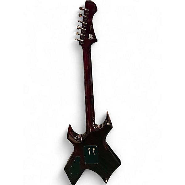 Used B.C. Rich Warlock MK 7 Trans Red Solid Body Electric Guitar
