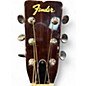 Used Fender MODEL F-03 Natural Acoustic Guitar