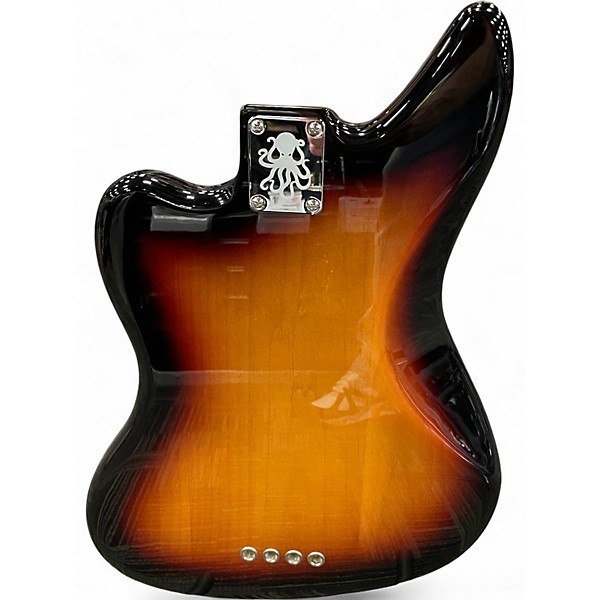 Used Fender 2024 Fender Limited-Edition Mark Hoppus Jaguar Bass Guitar 3 2 Color Sunburst Electric Bass Guitar