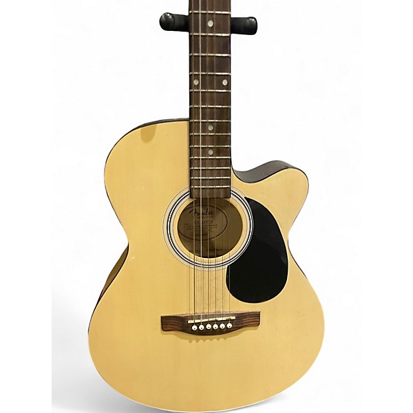 Used Fender FA135CE Concert Natural Acoustic Electric Guitar