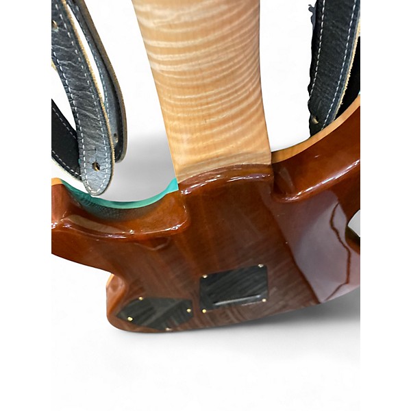 Used PRS Private Stock 513 Semi Hollow Caribbean Turquoise Hollow Body Electric Guitar