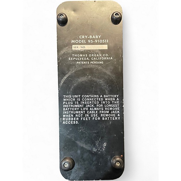 Vintage 1980s Dunlop CRYBABY Effect Pedal