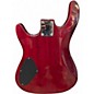 Used Samick S-Style Trans Red Solid Body Electric Guitar