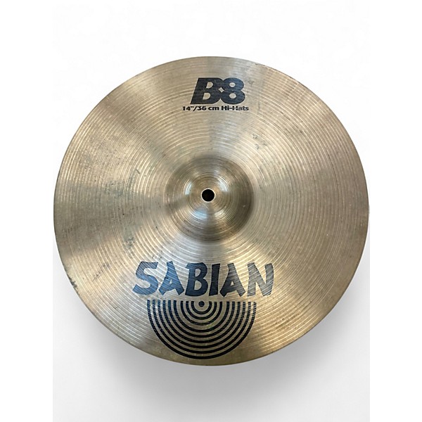 Used SABIAN 14in B8 Hi Hat Pair Cymbal