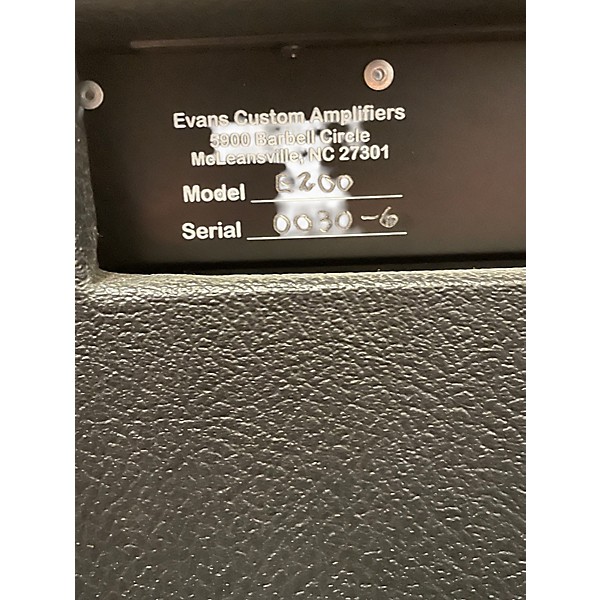 Used Evans Custom Guitar Amplifiers E200 1X15 Guitar Combo Amp