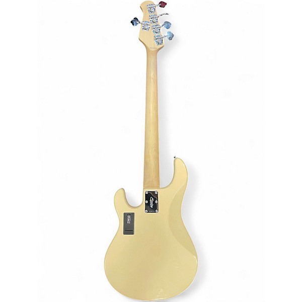 Used Sterling by Music Man StingRay 5 Vintage White Electric Bass Guitar