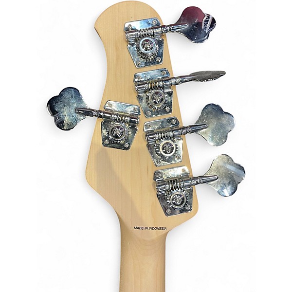 Used Sterling by Music Man StingRay 5 Vintage White Electric Bass Guitar