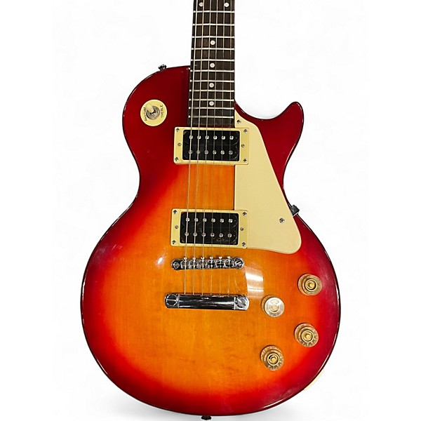 Used Epiphone Les Paul 100 Bolt On Cherry Sunburst Solid Body Electric Guitar