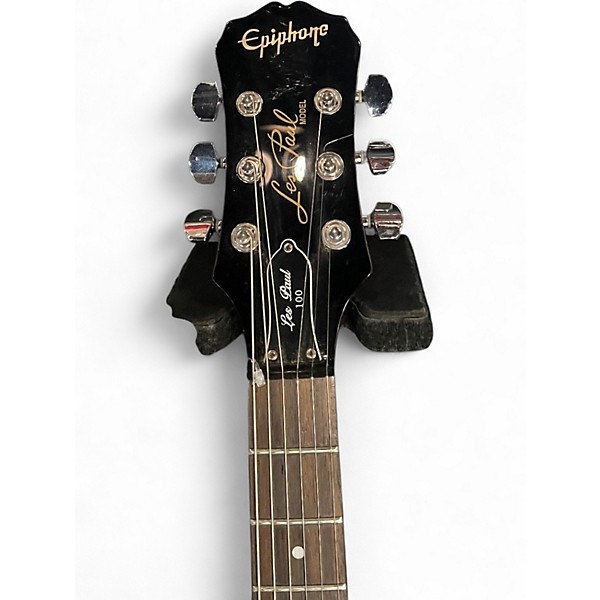 Used Epiphone Les Paul 100 Bolt On Cherry Sunburst Solid Body Electric Guitar