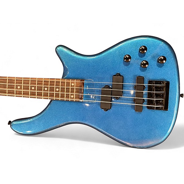 Used Rogue LX200B Series III Metallic Blue Electric Bass Guitar