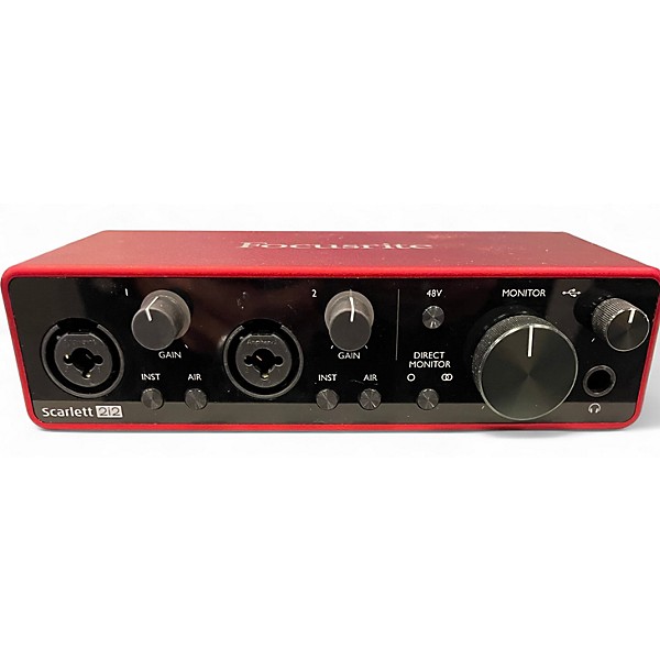 Used 2019 Focusrite Scarlett 2i2 Gen 3 Audio Interface