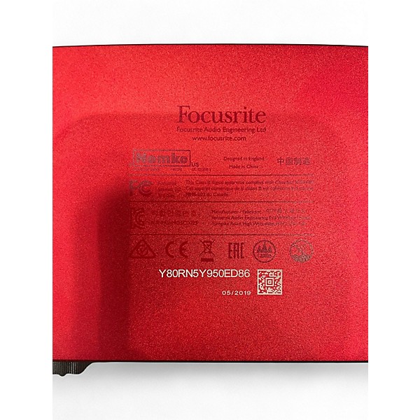 Used 2019 Focusrite Scarlett 2i2 Gen 3 Audio Interface