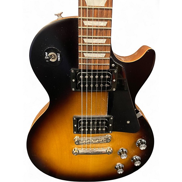 Used Gibson Les Paul Tribute 2 Tone Sunburst Solid Body Electric Guitar