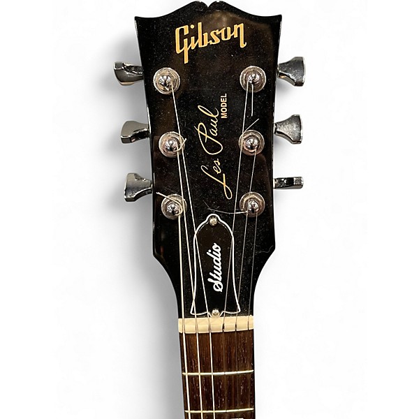 Used Gibson Les Paul Studio Black Solid Body Electric Guitar