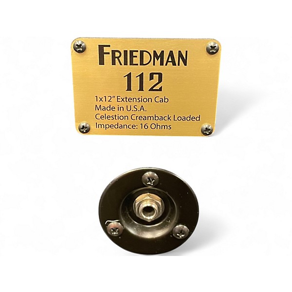 Used Friedman 112 Cab Guitar Cabinet