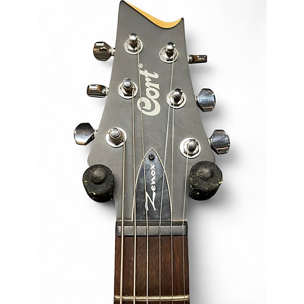 Used Cort Z42 Crimson Red Trans Solid Body Electric Guitar