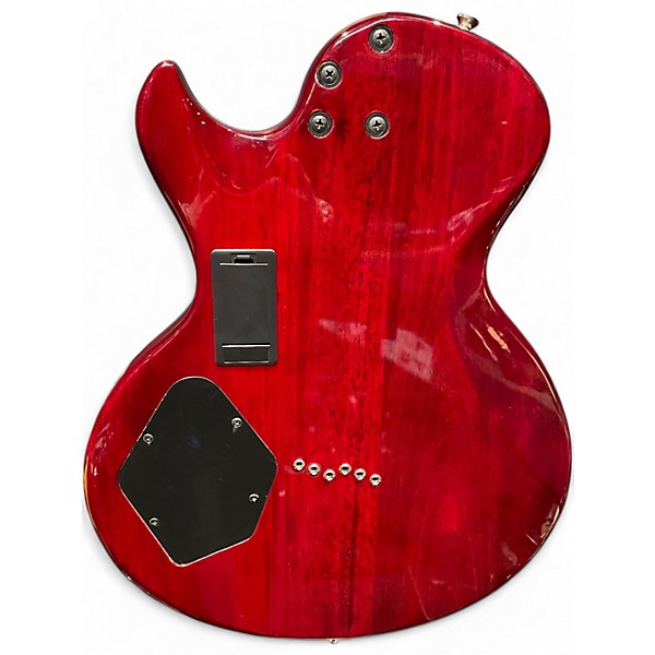 Used Cort Z42 Crimson Red Trans Solid Body Electric Guitar