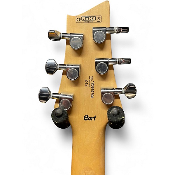 Used Cort Z42 Crimson Red Trans Solid Body Electric Guitar