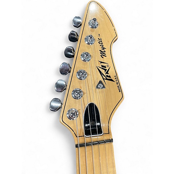 Vintage 1980s Peavey Mystic Black Solid Body Electric Guitar