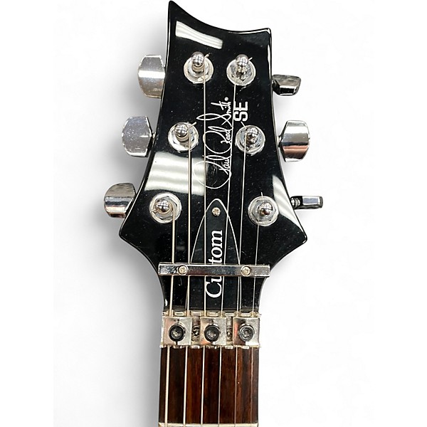 Used PRS SE Custom 24 Floyd Dark Cherry Burst Solid Body Electric Guitar