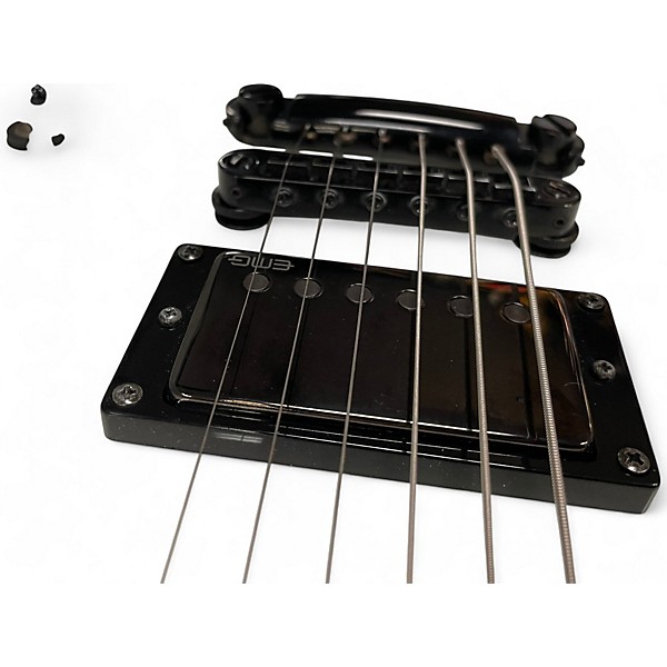 Used ESP LTD James Hetfield Snakebyte Arctic White Solid Body Electric Guitar