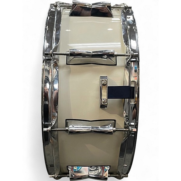 Used Yamaha 14X5 Stage Custom Snare Olympic White Drum